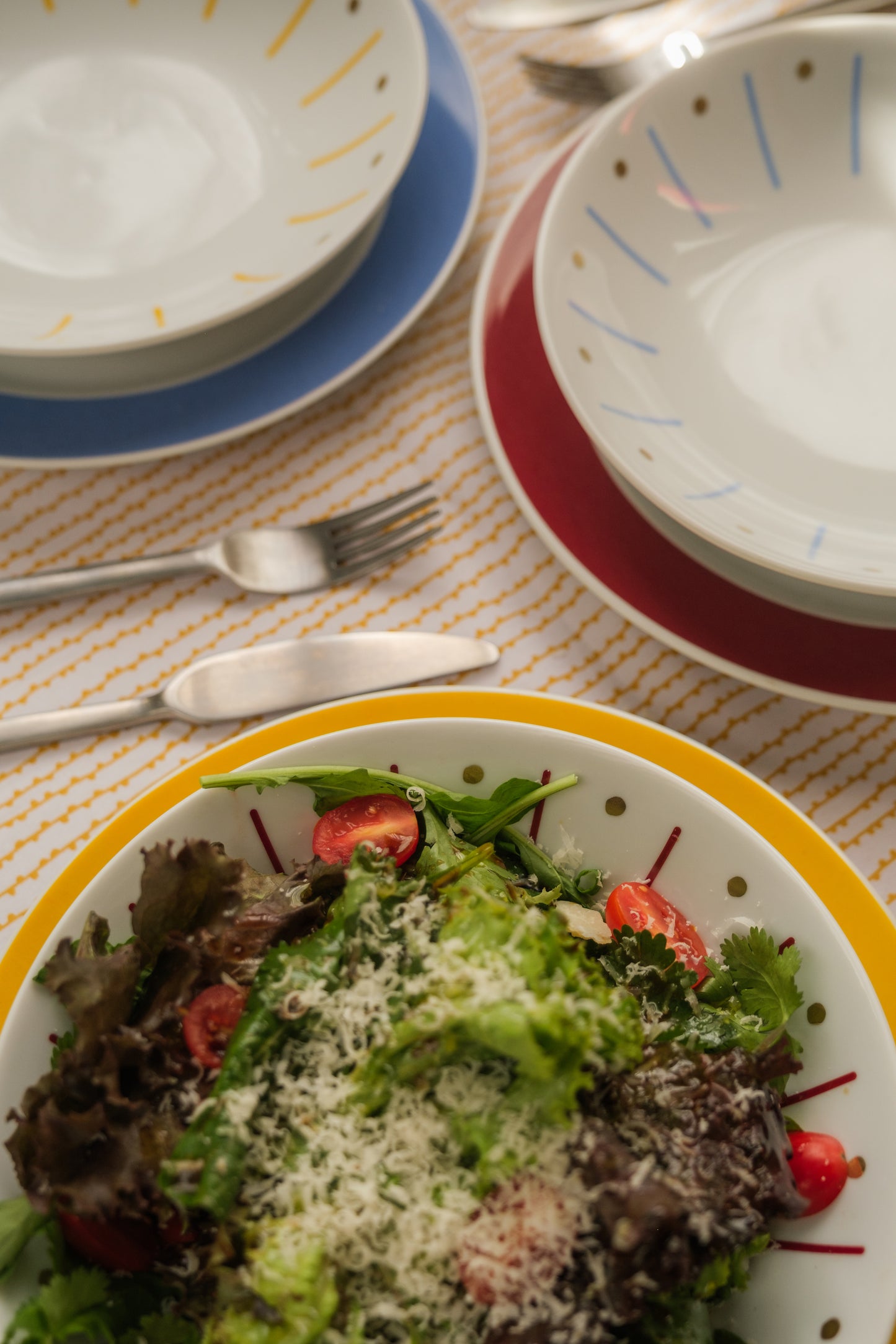 Jogo de Pratos Dea Vermelho