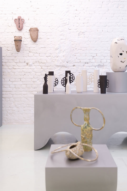 Vaso Canelado Branco