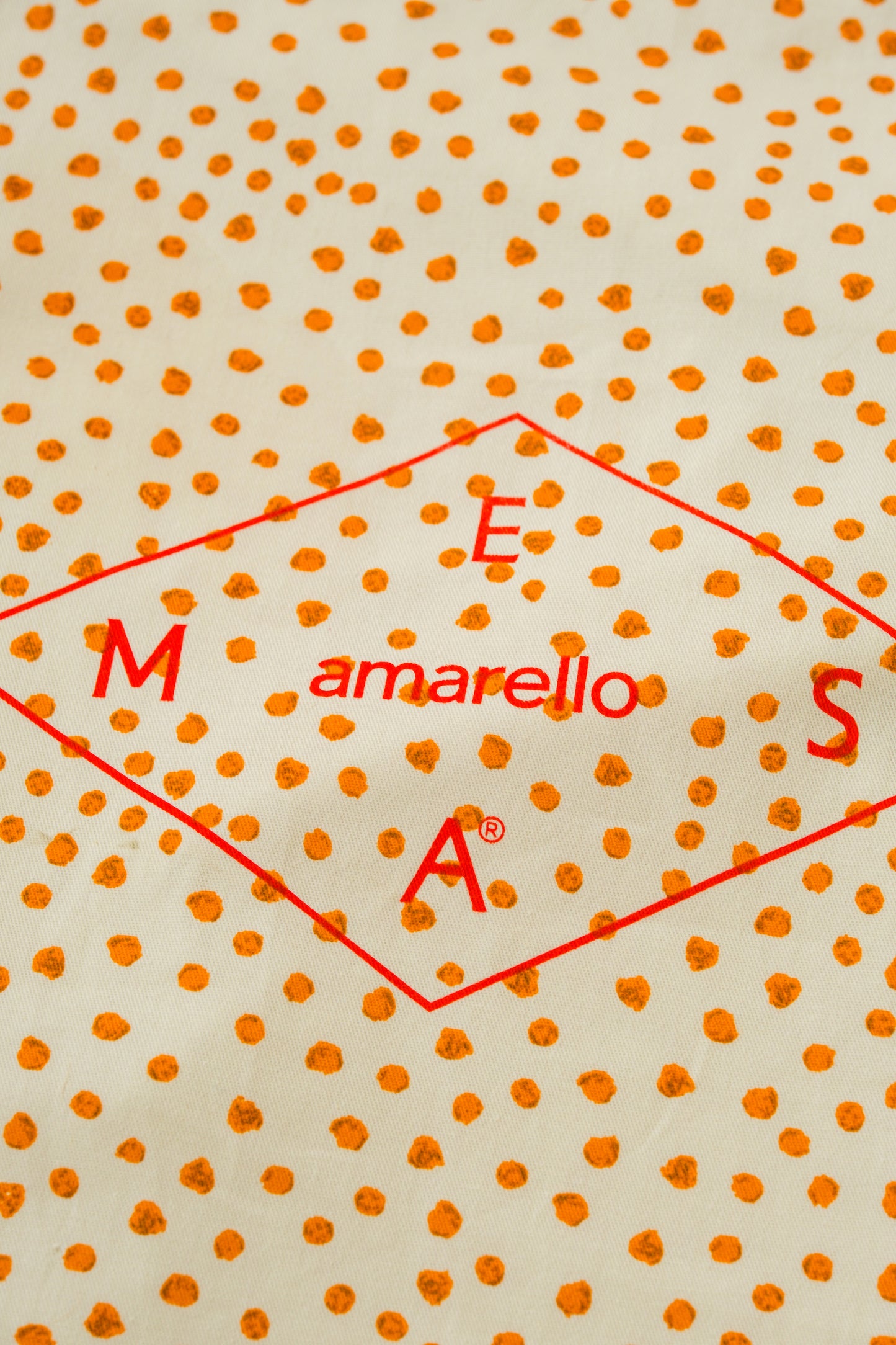 Sacola Mesa Bolinha Laranja