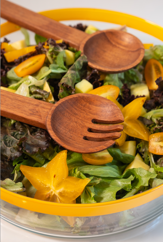 Pegador de Salada Amarello Mesa