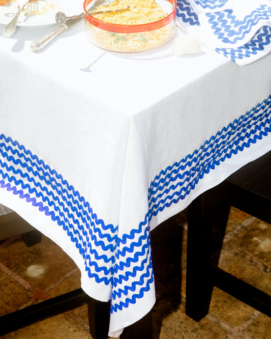 Toalha Dea de Mesa Azul