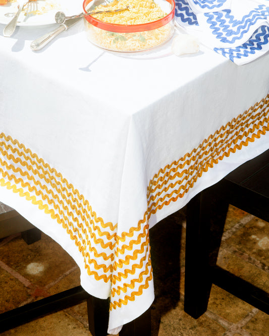 Toalha Dea de Mesa Amarela