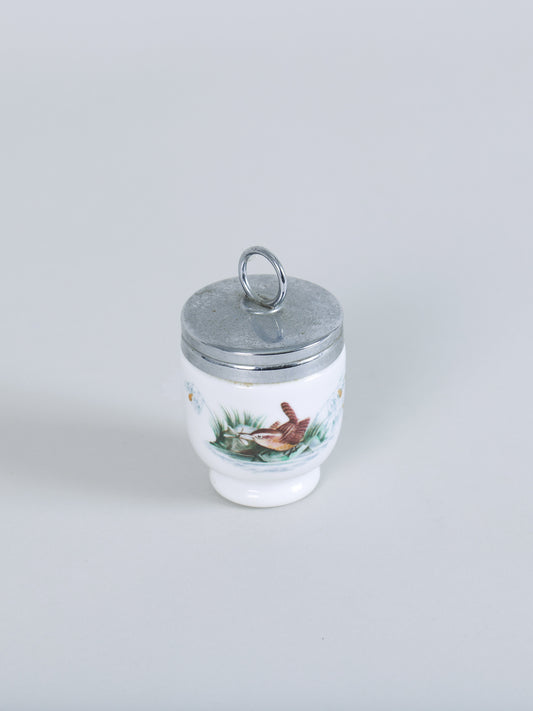 Porta Ovo com Pássaro