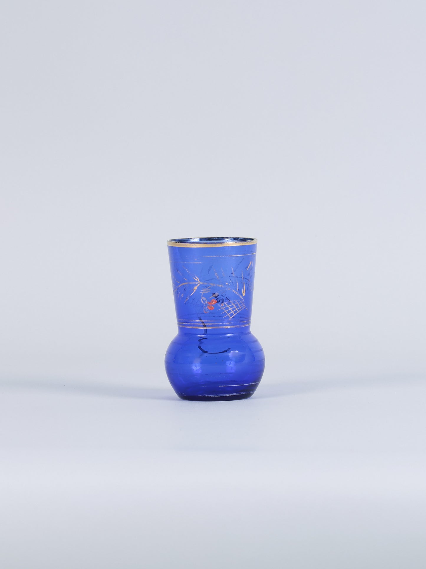 Vaso Azul Pintado à Mão