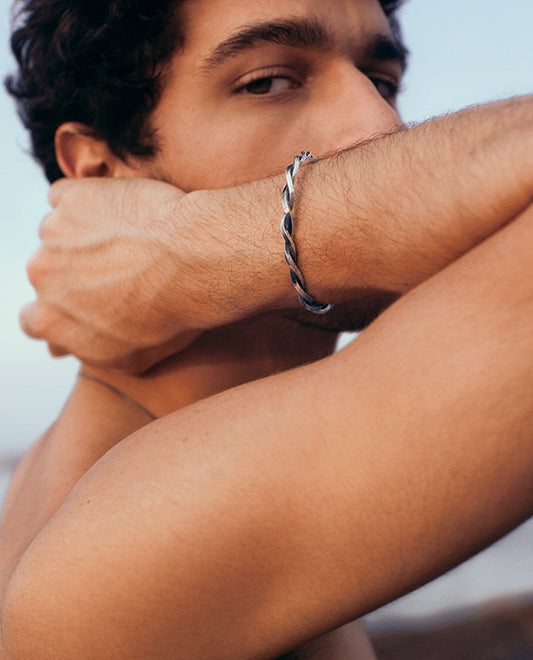 Pulseira Sertão Cordas Prata