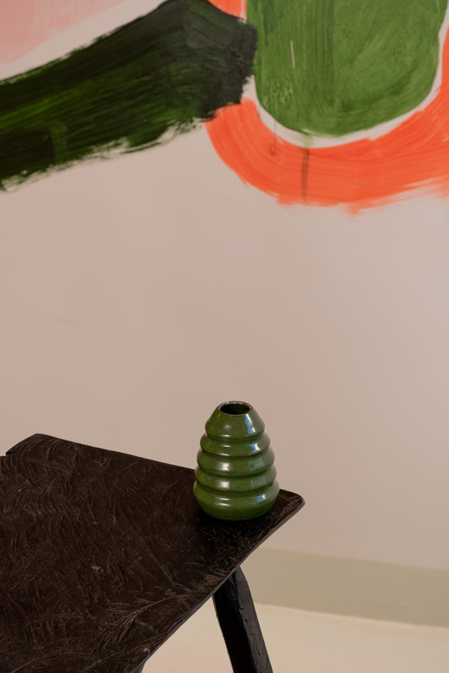 Castiçal 4 Gomos Verde