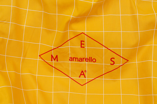 Sacola Mesa Quadriculada Amarela